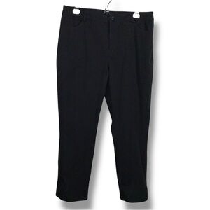New Size 10 Peace Of Cloth Black Casey Pants Stretch Straight Leg